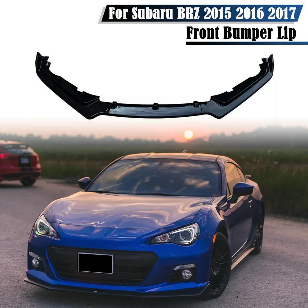 

3pcs Car Front Bumper Splitter Lip Diffuser Spoiler Body Kit Protector Cover Guard For Subaru BRZ 2015 2016 2017 Car Accessories