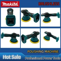 Polisseuse sans fil Makita, 8 vitesses, affichage numérique, polisseuse électrique, machine à polir et cirer les voitures, pour batterie 18V 2