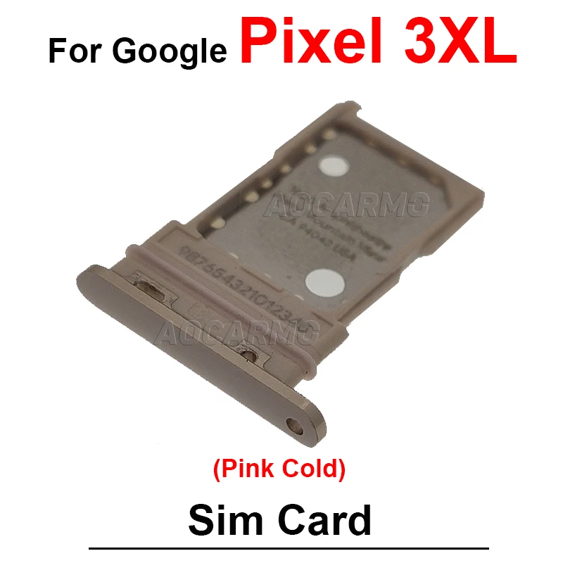 SIM Card Holder Tray Replacement - Black, White, Purple, Pink, Gold