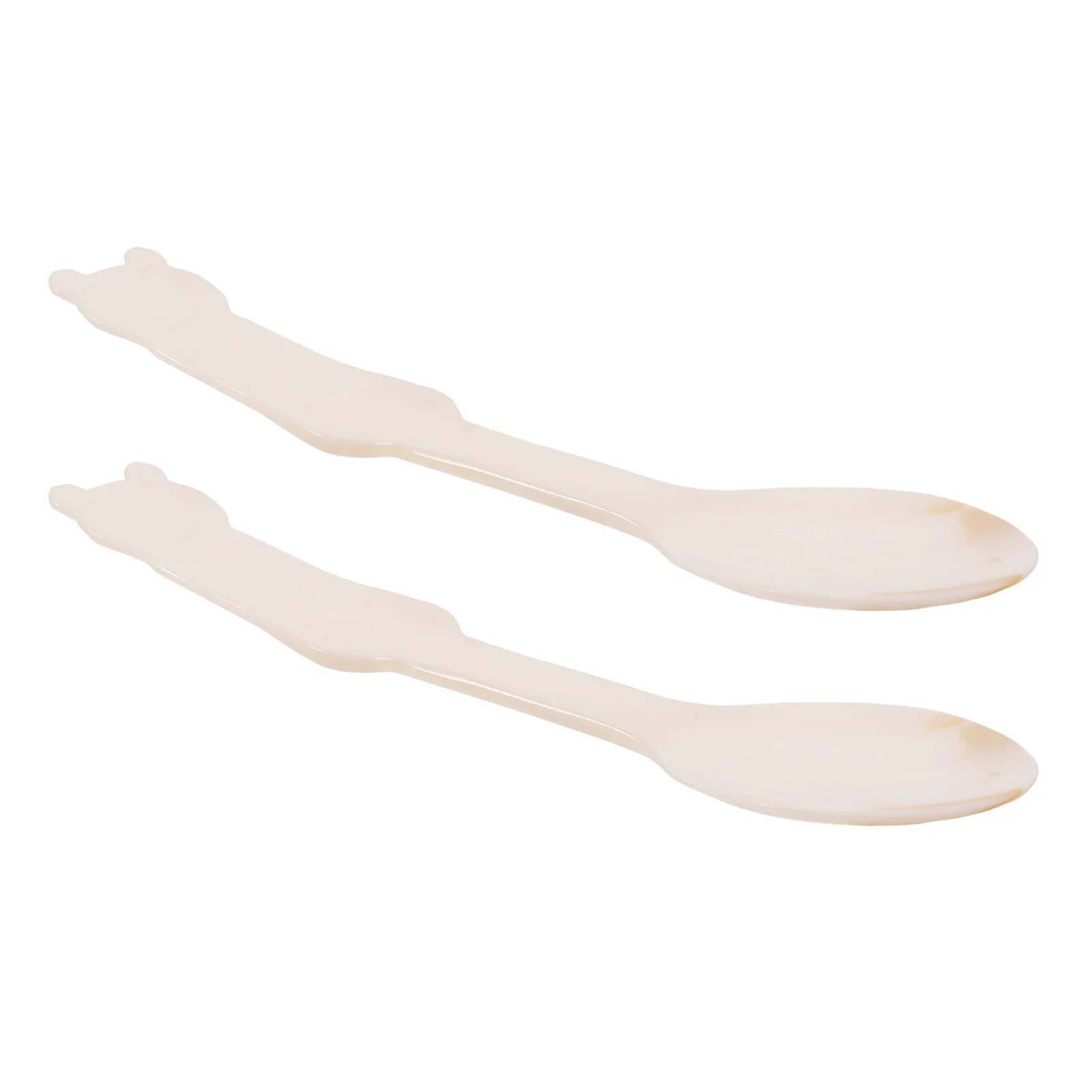 

2 Pcs Shell Spoon Kitchen Table Spoons for Eating Small Black Plate Shellfish Dessert Dinner Caviar