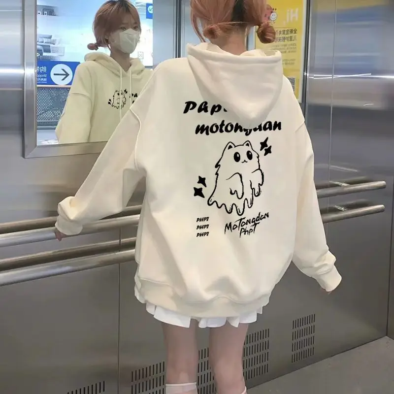 Thick money Kawaii new casual women Sweatshirt woman Hoodies female Lady