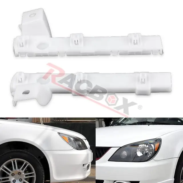 Fixation Pare-chocs Avant Supports De Pare-choc Avant Gauche Et Droit Pour Mitsubishi Lancer 2008-2017 - Lot De 2 Pièces Supports Pare-chocs Mitsubishi