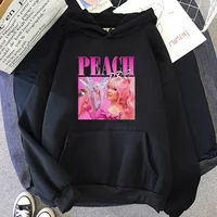 Peach PRC Hoodies Long Sleeve Gothic Comfortable Sweatshirts Graphic Printing Harajuku Fleece Clothing Sudaderas Retro Pullovers 2