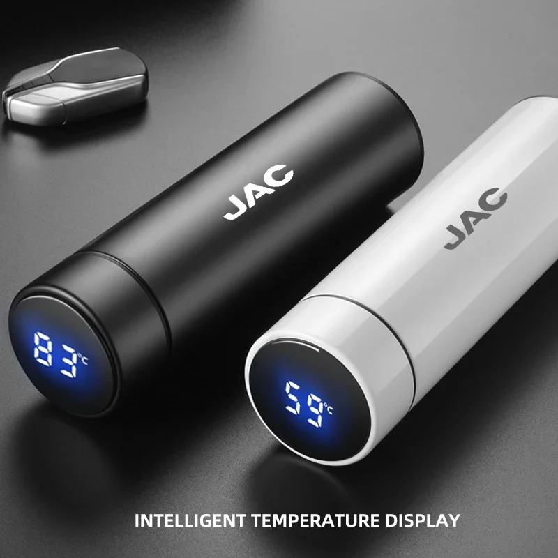 JAC 리파인용 디지털 보온병 컵, 지능형 온도 디스플레이 물병, 열 보존 진공 보온병, J3 J2 S5