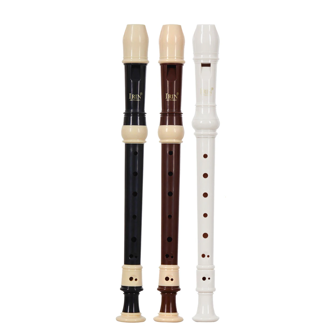 ABS Flute Clarinet Recorder Soprano Long Flutes Baroque Recorder Fingering Musical Instrument Accessories Beginner Flute