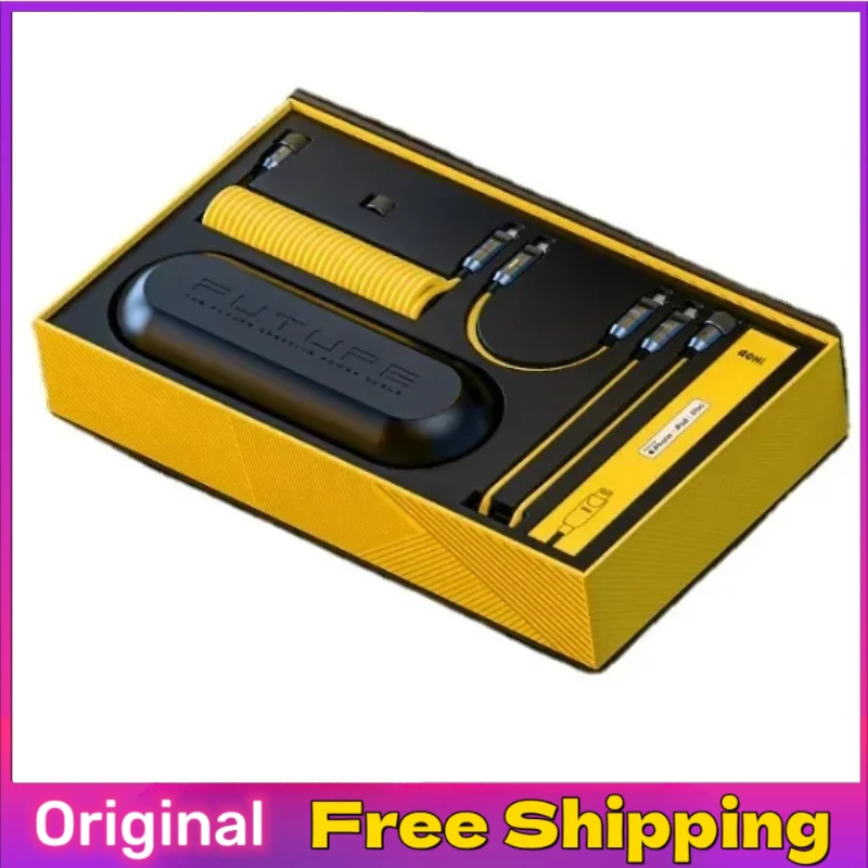 

Original AOC-L011 Charging Gift Box Set Double Tpyec Spring Telescopic Cable 140W Mobile Phone Pd3.1 Splicing Charging Cable