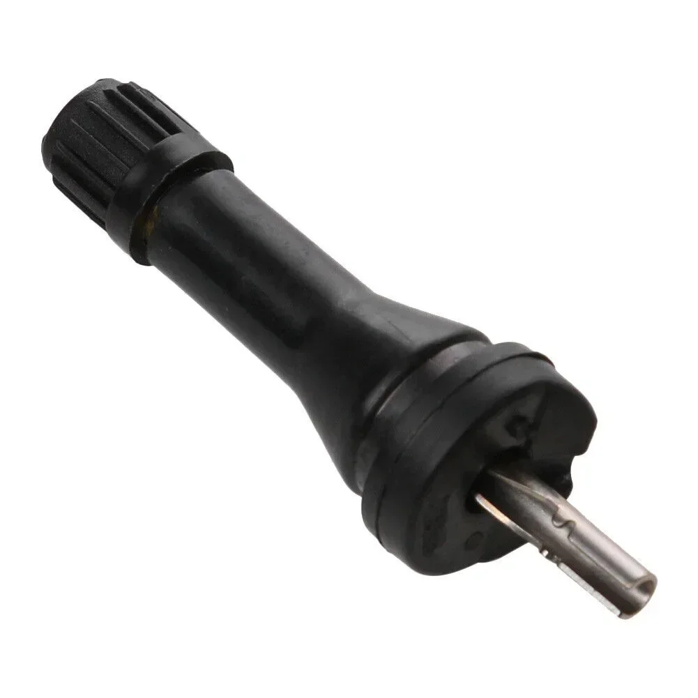 Tyre Stem Valve Stems Snap In TPMS Tyre Pressure Sensor Valve 4pcs Black Caring Car Accessories For Nissan Qashqai