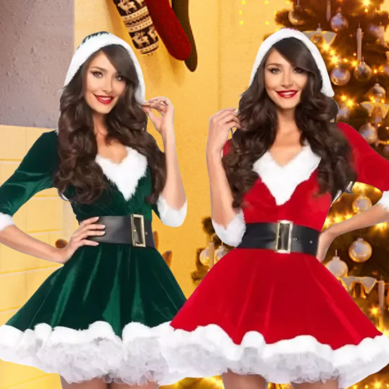 Disfraces-de-Halloween-para-Navidad-y-mujer-traje-de-Cosplay-con-tem ...