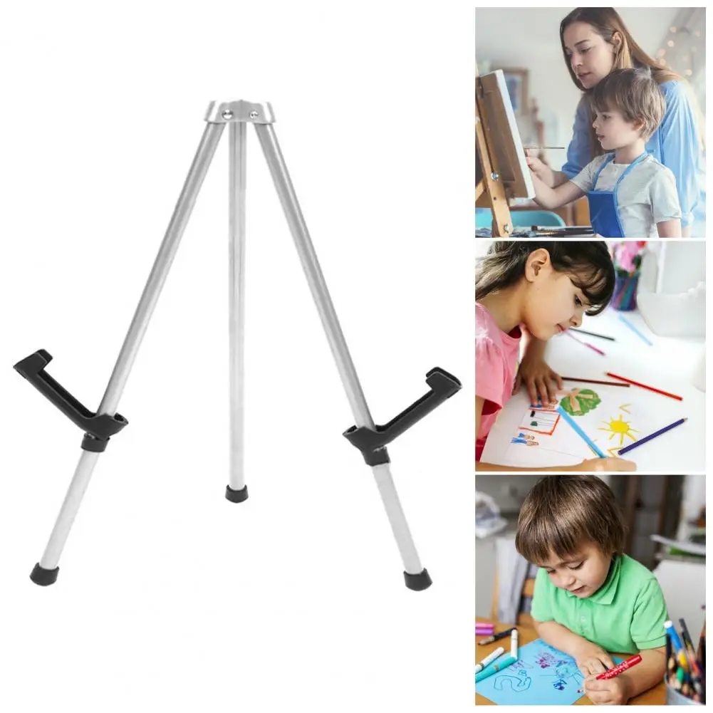 Easel with Non-slip Feet Portable Travel Easel Portable Height Adjustable Table Easel Stand Versatile Tripod for Art Events