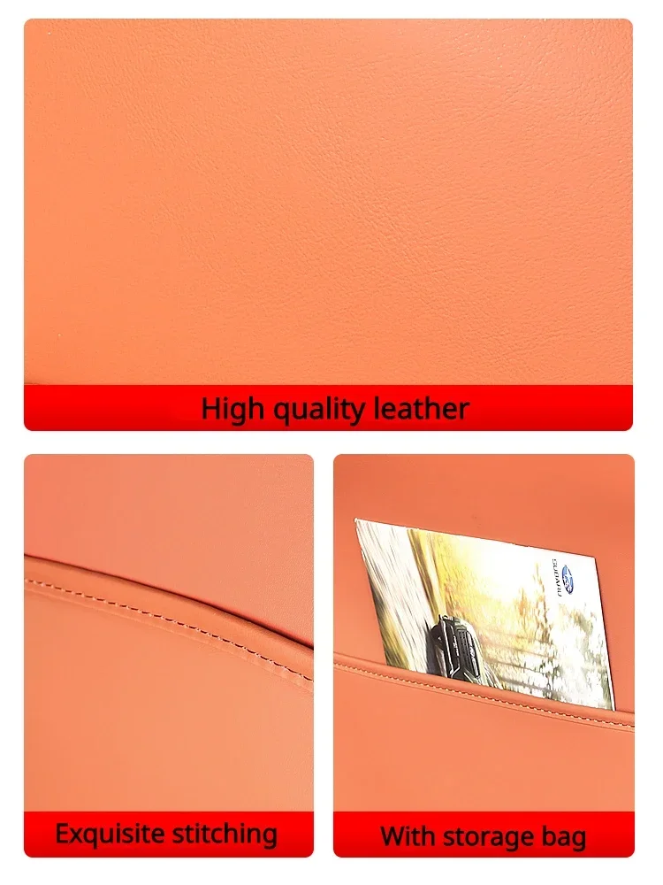 For Changan Deepal S07 Car Seat Back Anti Kick Pad Leather Child Anti Dirty Full Surrounded Seat Back Protector Accessories