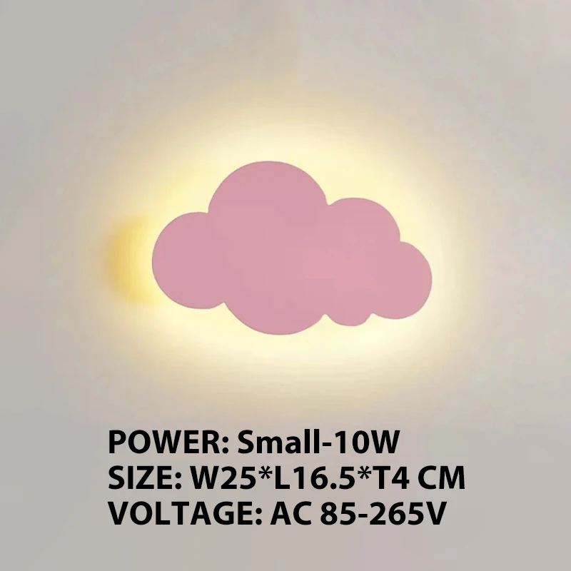 جميل LED داخلي الجدار مصباح موردن سحابة تصميم ديكو...