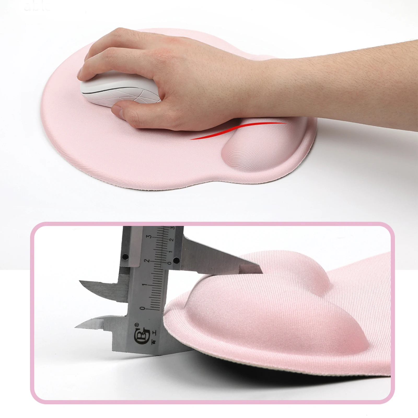 Mesa Cheia Mouse Pad e Teclado de Pulso Resto Conjunto Estendido Gaming Mouse Pad Ergonômico Teclado e Tapete do Mouse com Macio em - Imagem 4