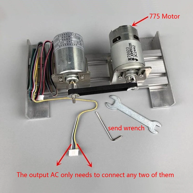 Silent Motor, Dc Generator Diy High Permanent Magnet Dc Motor forward And  Reverse Motor Can Be Used In Industrial And Experimental (1#) for motore  775