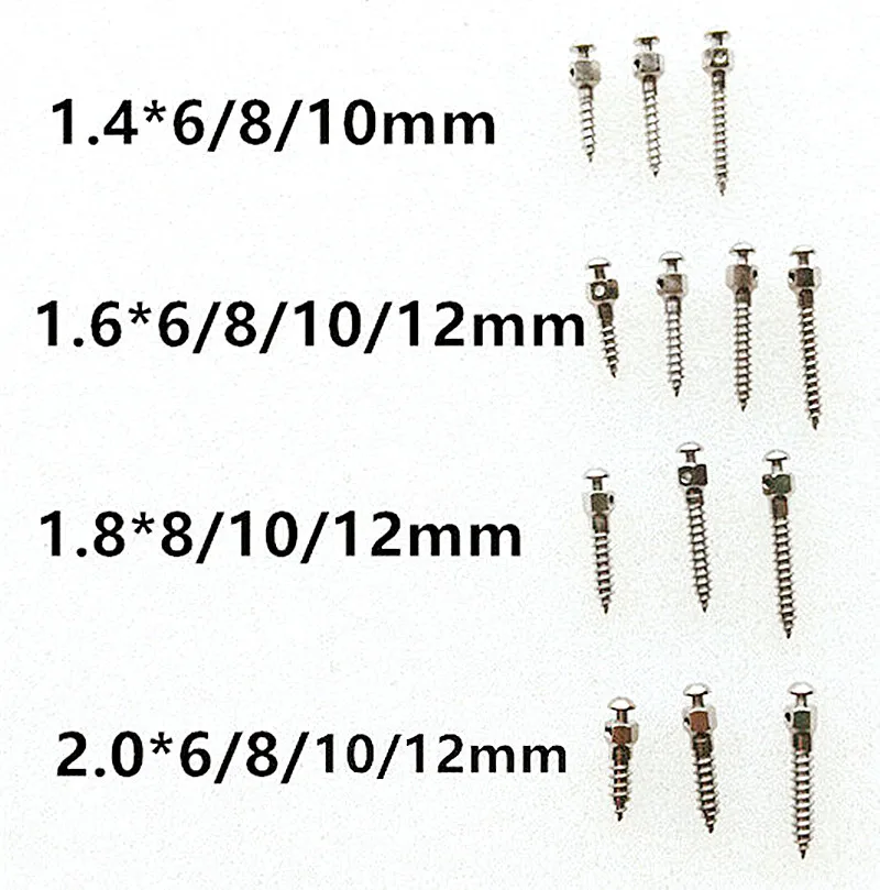 

50Pcs Dental Orthodontic Implant Micro Mini Anchor Screws Self-Drilling Titanium Alloy Screws