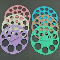 Silicone Nipple Measuring Card Non-stick Breast Pump Flange Circle Ruler Sizing Tool Efficient Breast Feeding Supply Accessories 1