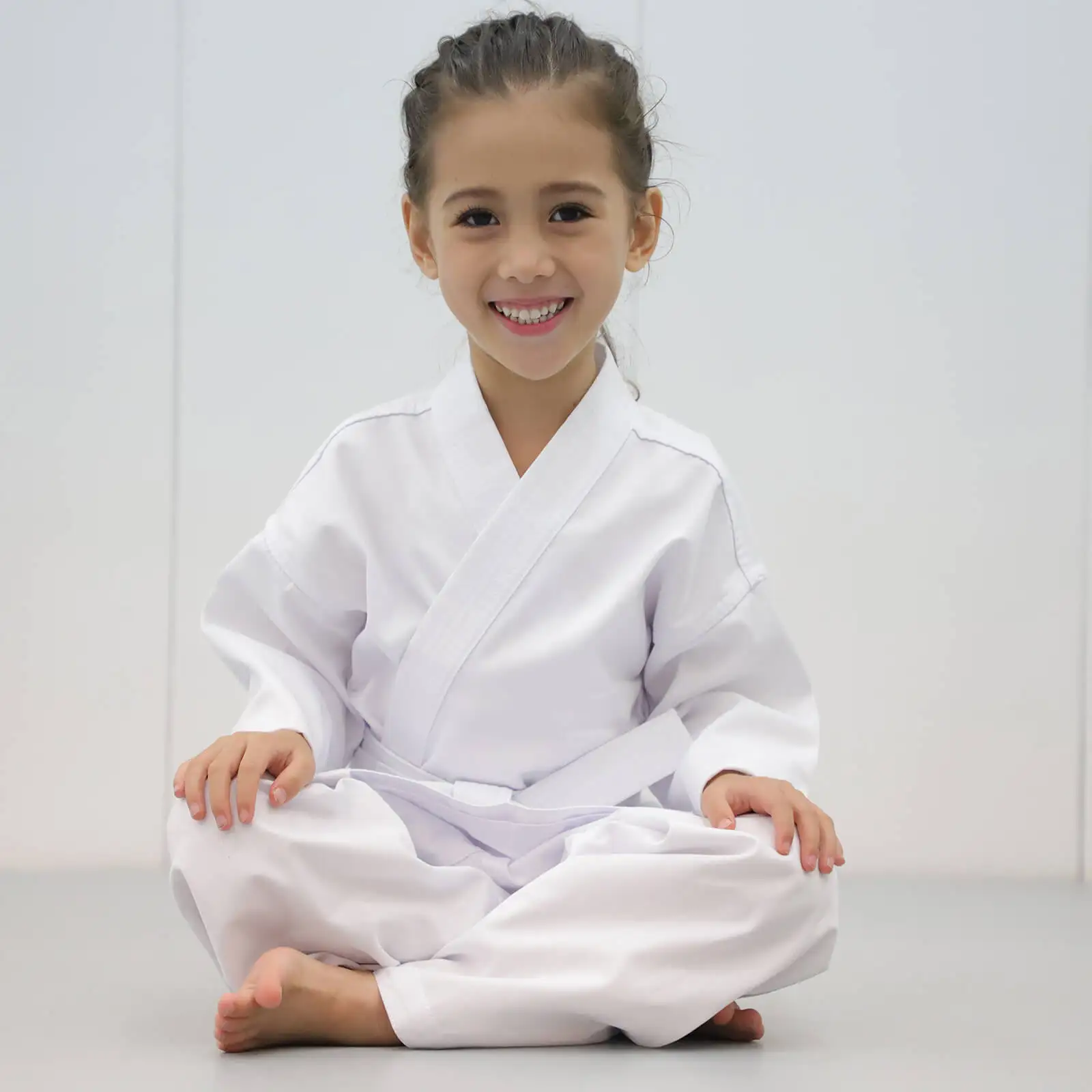 زي كاراتيه عالي الجودة بدلة تدريب للطلاب للأطفال والكبار أداء كاراتيه قابل للتنفس C
