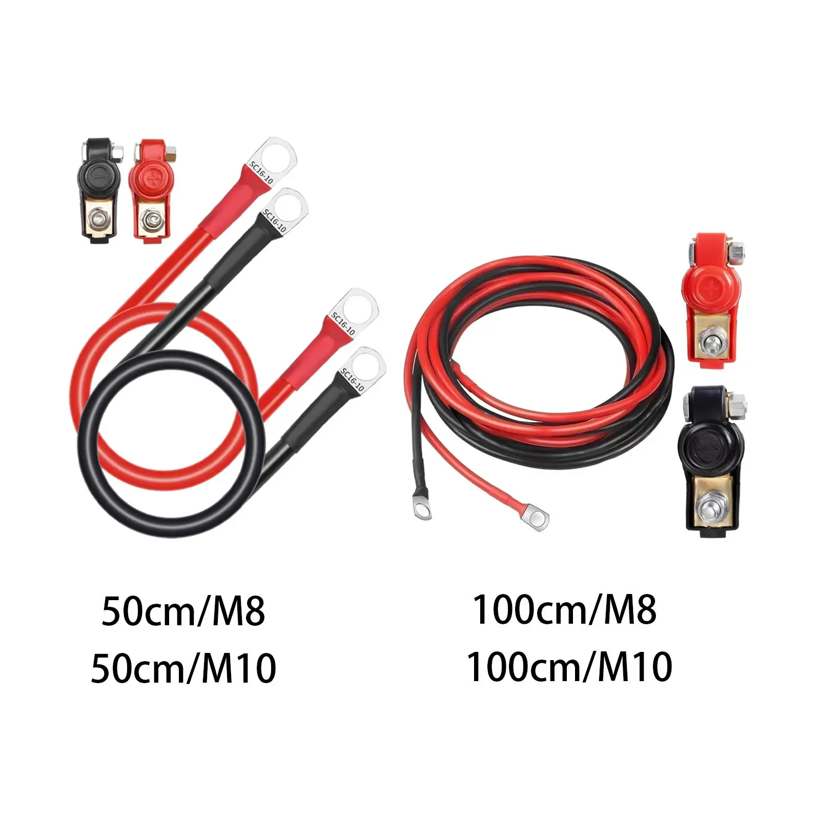 

Кабели для батарей калибра 5 AWG, прочные универсальные для солнечных мотоциклов Rvs