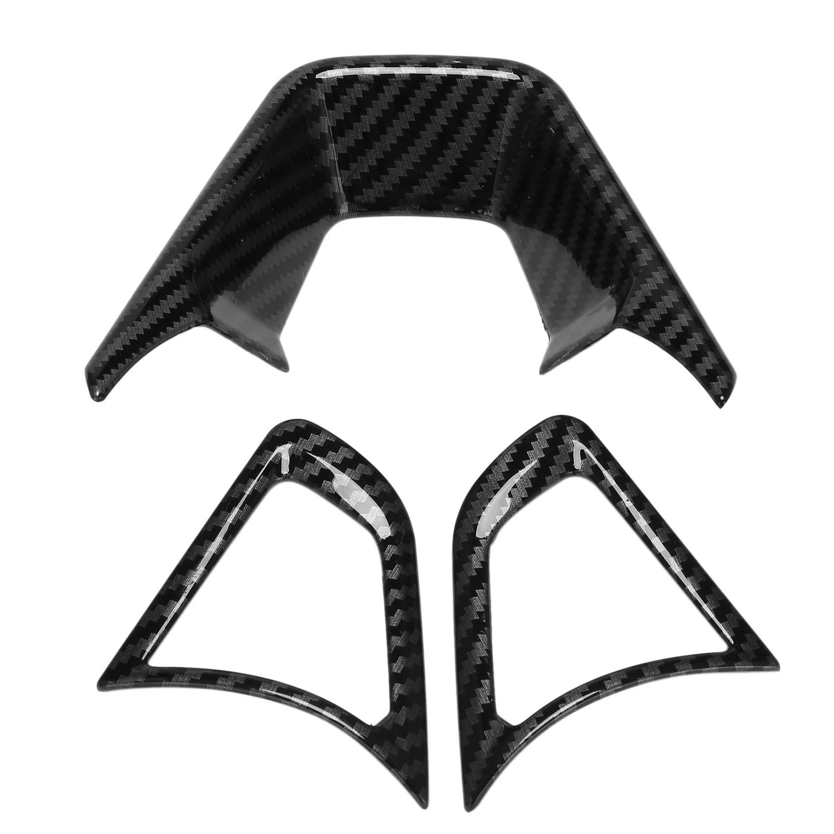 

Car Carbon Fiber Steering Wheel Cover Decorations for Ford Fusion Mondeo Edge