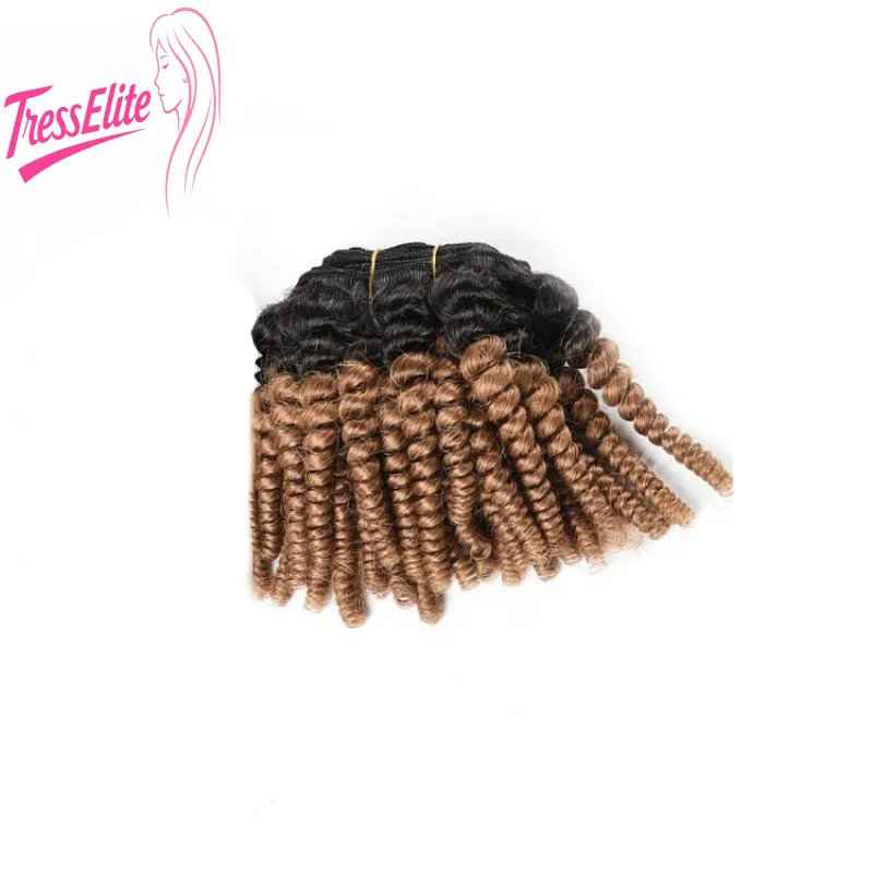 High Quality 1b/30 Afro Kinky African Curl Human Hair Bundles Two Color Hair Weaving Soft Texture Natural Look Easy Maintenance - 6