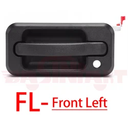 Durable Exterior Door Handle Set with Protector (Front Left)