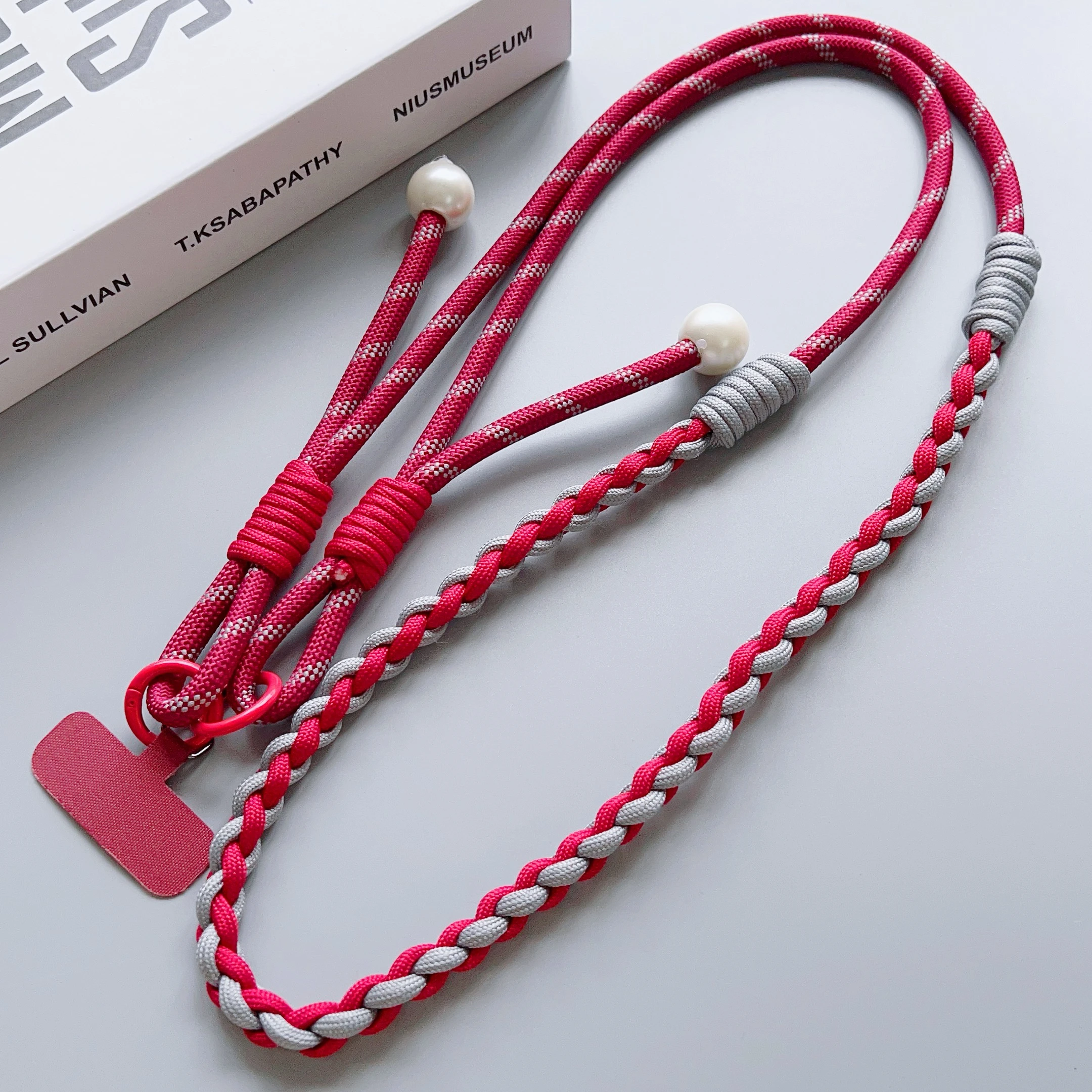 Luxury Multi-Functional Adjustable Pearl Phone Lanyard
