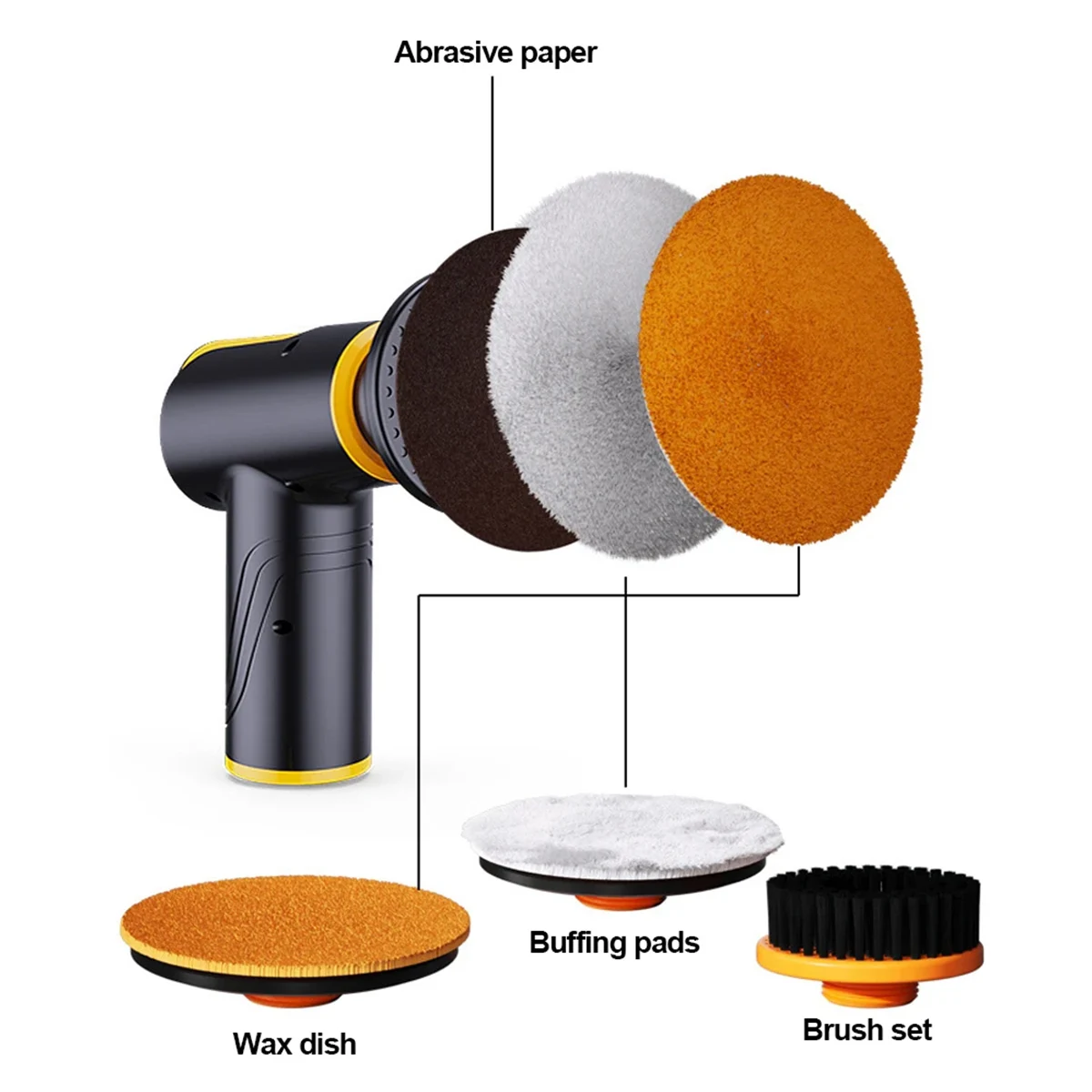 Sanding Machine Electric Vehicle 100w Motor 1800 Revolutions Per Minute Car Mini Cleaning Products Wheel Polishing