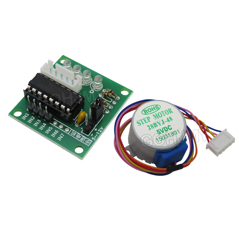 DC 5V 28BYJ48 Stepper Motor Lead 25cm Reduction Step Gear Stepper Motor 4 Phase 28byj48 for Arduino Diy Kit ULN2003 Driver Board