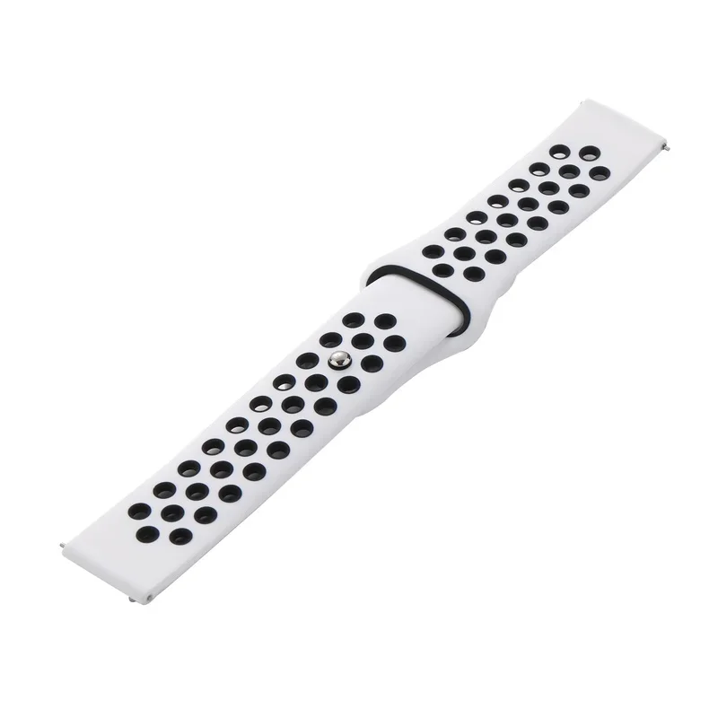 Enhanced Sports Silicone Strap, 22mm, Versatile Wristband Bracelet
