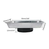 4 Inches Stainless Steel Magnet Trays Metal Parts & Tool Organization Durable 6
