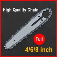 4/6/8/10 Inch 1/4 Chainsaw Chain Guide Portable Electric Saw Mini Chainsaw Logging Saw Blade Pruning Chain Saw Chain Accessories 1