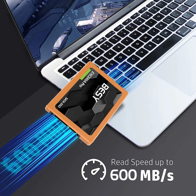 

SSD 4TB 2TB 1TB Portable Storage Hard Disk SATA3 2.5-inch HDD 500MB/s Laptop Internal Solid State Drive 256GB