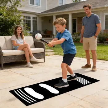 Non-Slip Baseball Hitting Mat 1