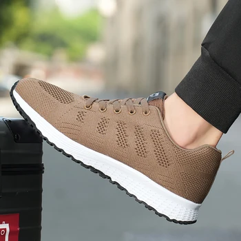 حذاء رجالي أحذية رياضية تنفس احذية الجري 2024 أحذية رياضية رجالية شبكة مريحة المشي الإناث حذاء كاجوال تنيس Masculino 3