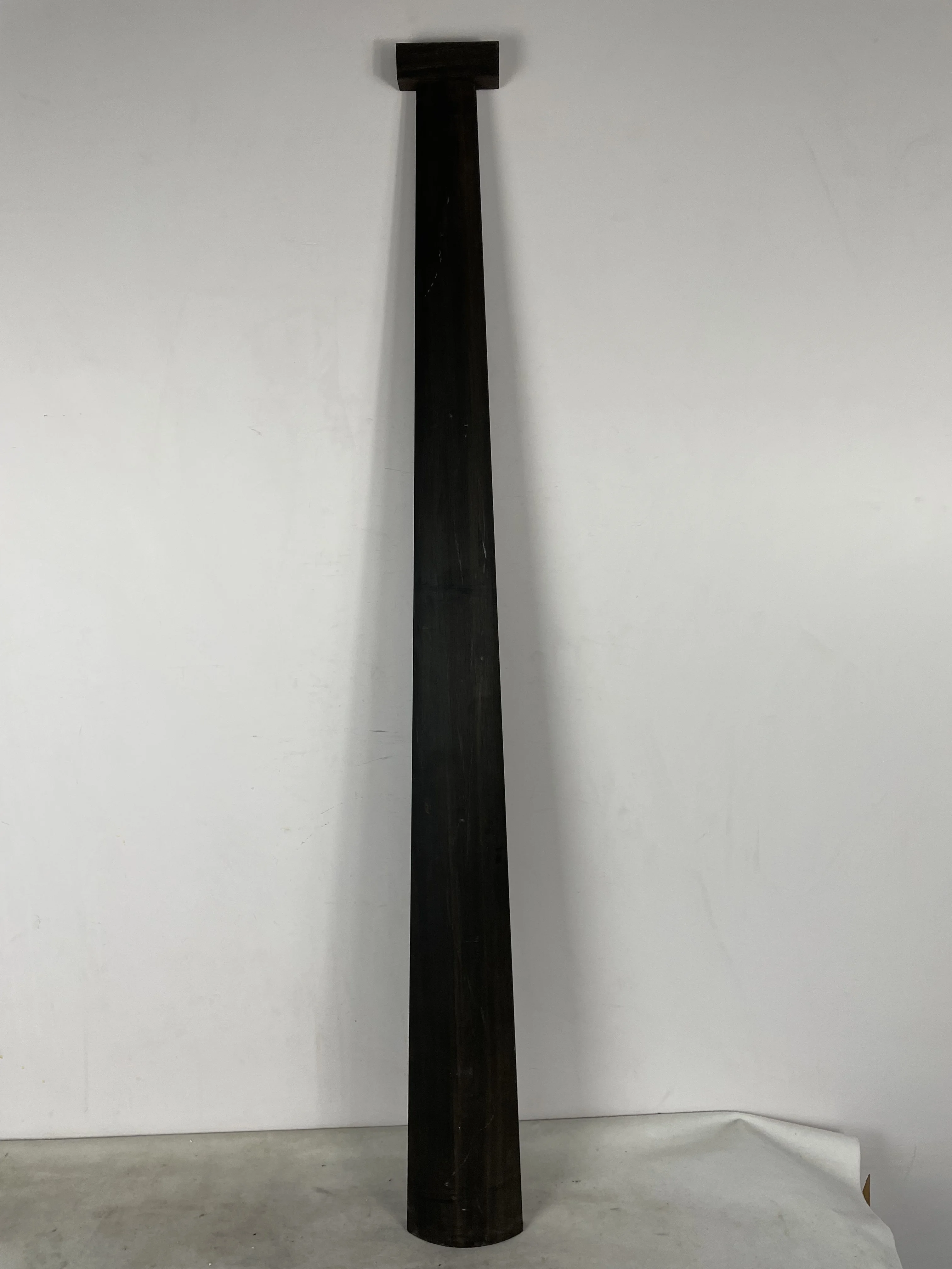 Natural Ebony Wood Double Bass Fingerboard and Top Nut Solid Fretboard Contrabass Accessories 3/4 1/8-4/4