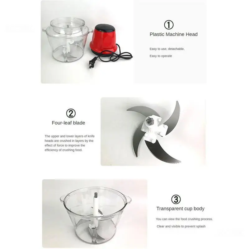 Meat Grinder Multi-function electric meat grinder kitchen small electric meat grinder single-file home cooking machine