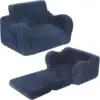 Kids Chairs for Toddler,  Soft Sherpa Couch Fold Out, Convertible Sofa to Lounger 1