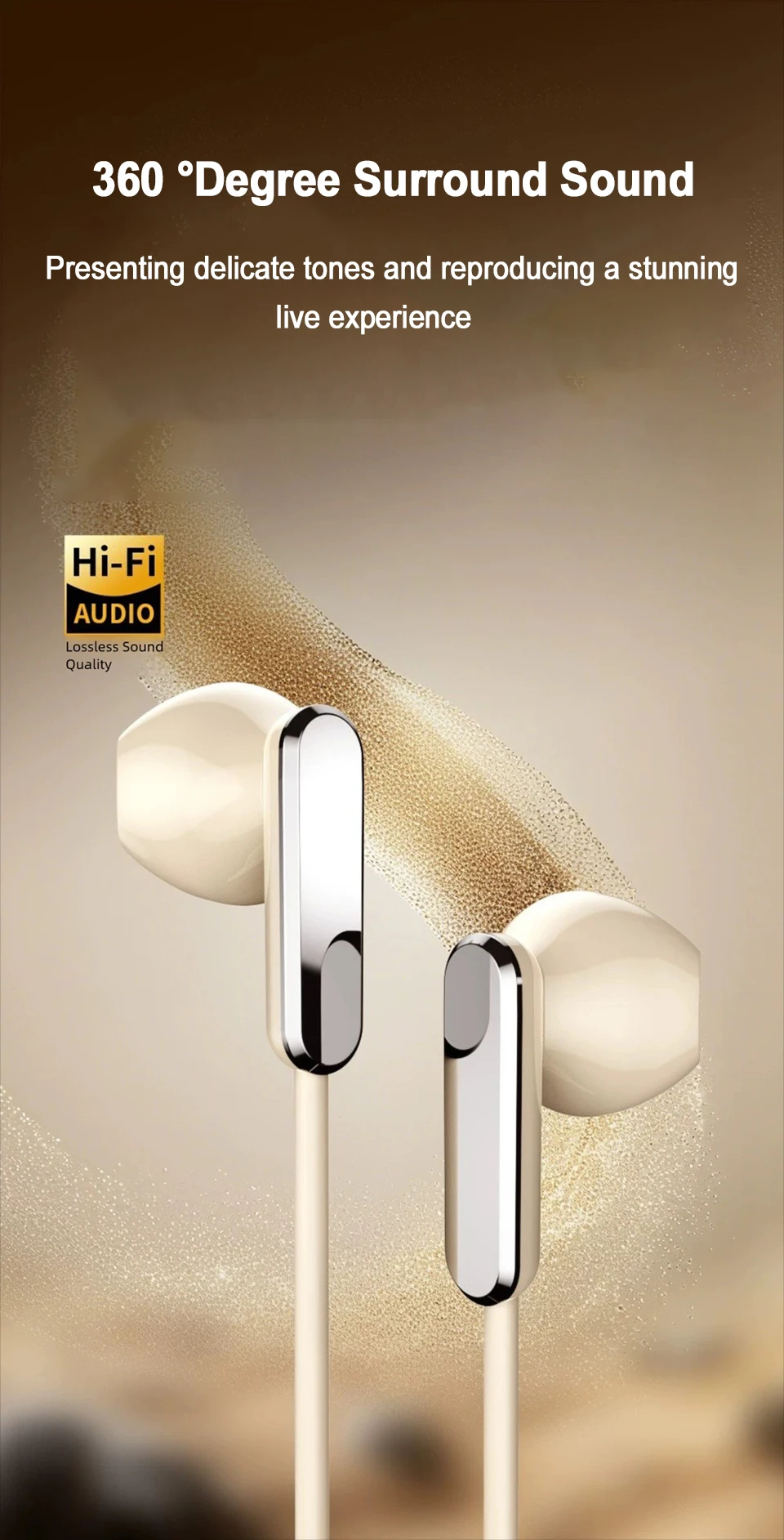 Wired Headphones With Usb-c And 3.5mm Jack Hifi Stereo Audio_voghion.com