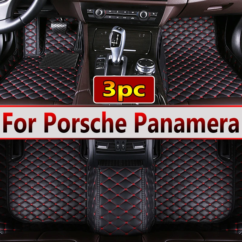 

Автомобильные коврики для Porsche Panamera 970, шасси G1, SWB, 4 сиденья, 2009 ~ 2013, противоударные автомобильные коврики, аксессуары для правого руля