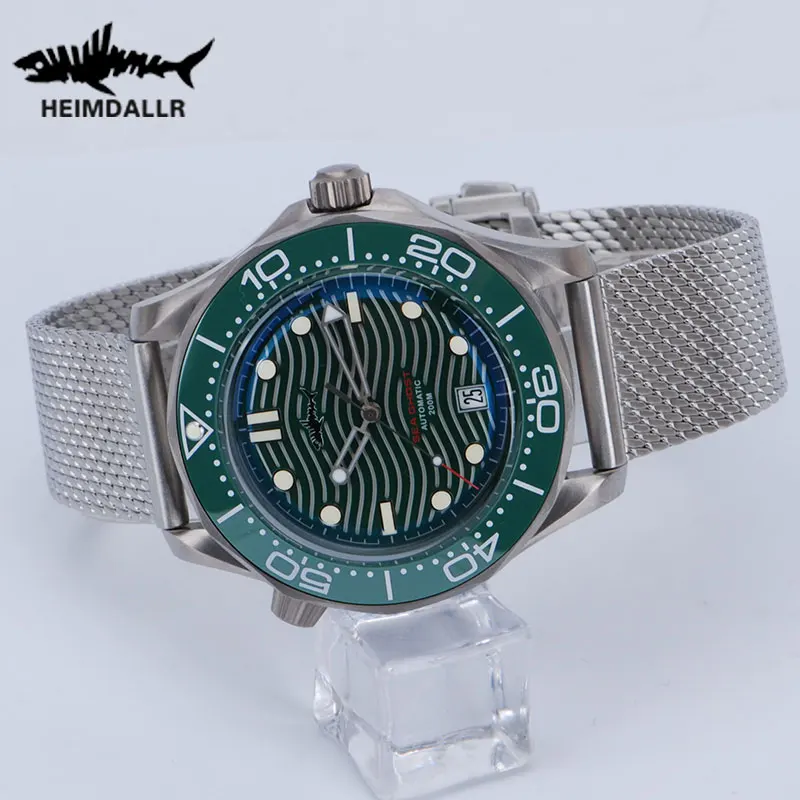

Автоматические механические мужские наручные часы HEIMDALLR Diver Titanium NH35 C3, светящиеся сапфировое зеркало, Водонепроницаемость 200 м, мужские часы