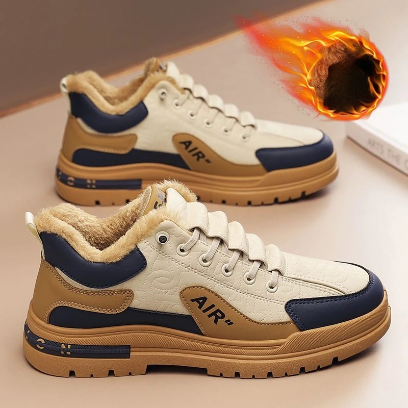 Brand Men's Sneakers High Quality Running Shoes for Men Comfortable Lace Up Flat Shoes Winter Outdoor Mens tennis Shoes 2025 New 4