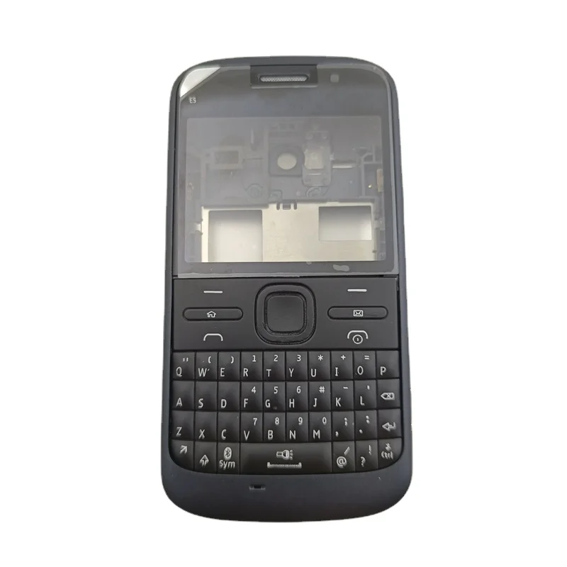 

Новинка для Nokia E5 E5-00 Полный Чехол для корпуса мобильного телефона запасные части + английская клавиатура
