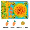 Durable Dog Snuffle Mat Puppy Sniffing Puzzle Toys Interactive Nonslip Pet Feeding Mat Portable Squeaky Slow Feeder For All Dogs 6