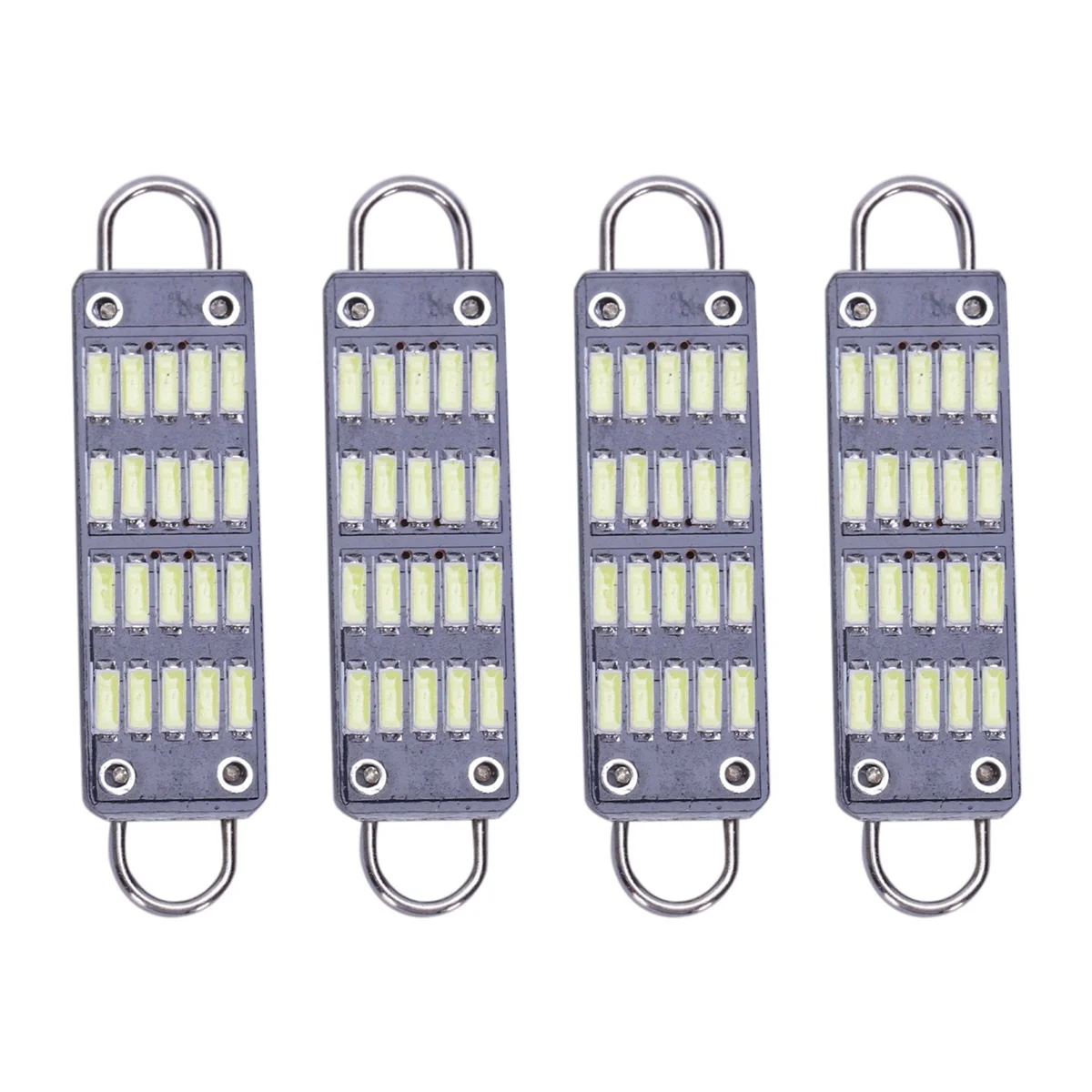 

20x Bulb 44mm Bright White Festoon LED Bulb,20 Smd Rigid Loop 1.73 Inch Interior Dome Map LED Lights 561 562 567 564