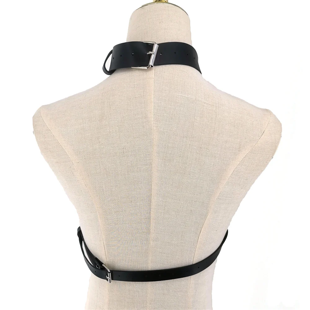 Collier de Bondage fétichiste BDSM, harnais corporel, jouets sexuels, produits pour adultes pour Couples, ceinture de Bondage sexuel, chaîne, seins d'esclave_voghion.com