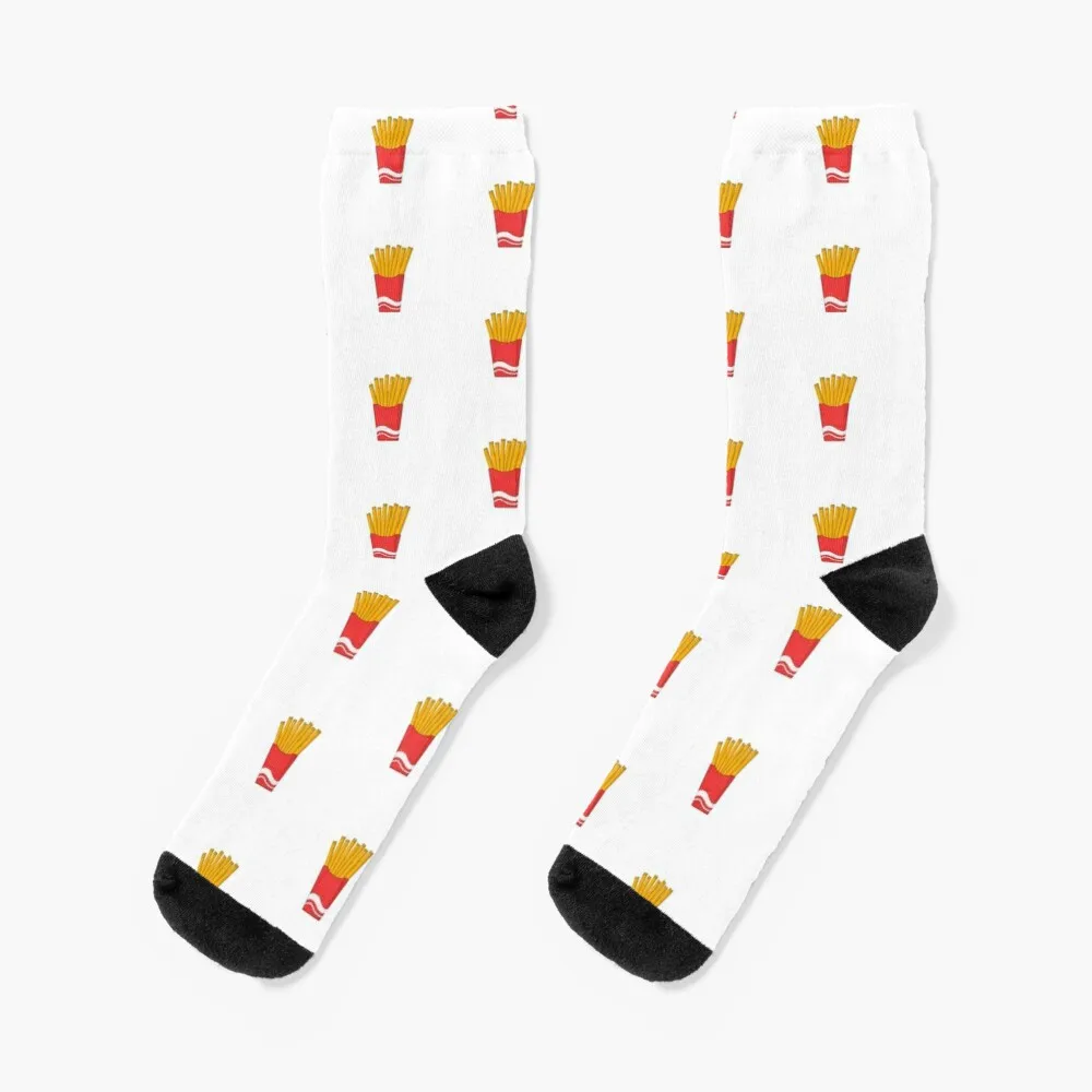 

French Fries Drawing Socks Happy Socks Women Christmas Socks Men Sports Socks Woman
