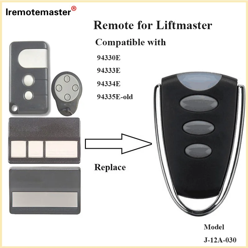 Per Liftmaster 94335E Telecomando Per Porta Del Garage 433.92Mhz Ilevateur À Distance Pour Portes De Garage 94335E Pain Bocchettone Muslimate
