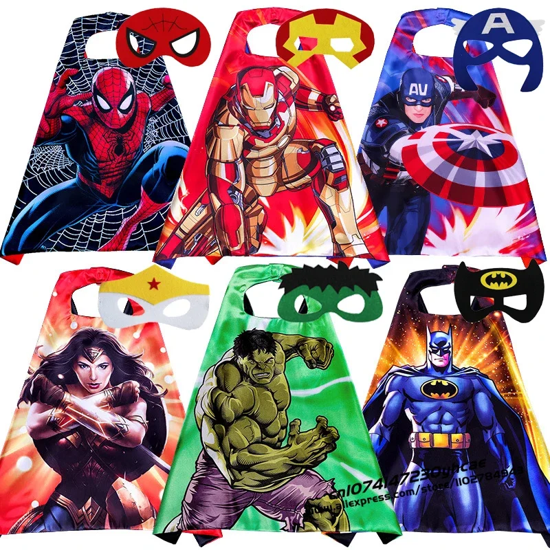 Capes et masques de super-héros pour enfants - Marvel & DC