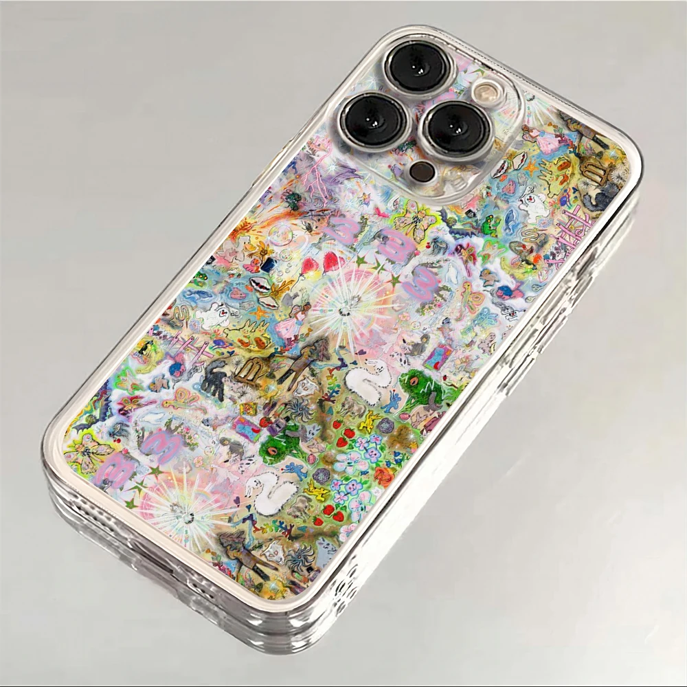 Bladee 333 Drain Gang IceDancer Clear Soft Phone Case
