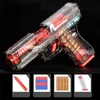 Shell Ejecting Soft Bullets Glock Toy Guns For Boys Girls Shooting Games Dropshipping Birthday Toys 6