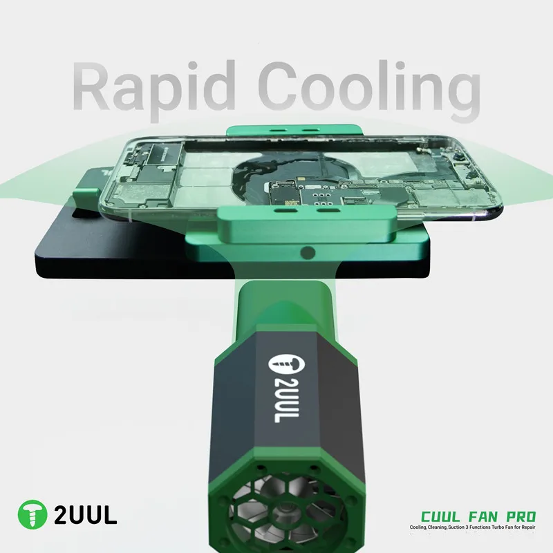 2UUL DA97 DA970 130000rpm 쿨 팬 프로 전기 에어 더스터 (휴대폰 유지보수, 빠른 냉각, 속건, 청소 도구)